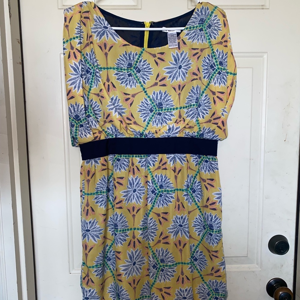 Esley Yellow Dress Large